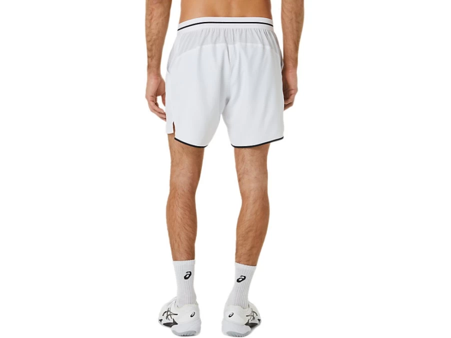 ASICS Men's Match 7 Inch Shorts in Brilliant White - Running & Training Shorts