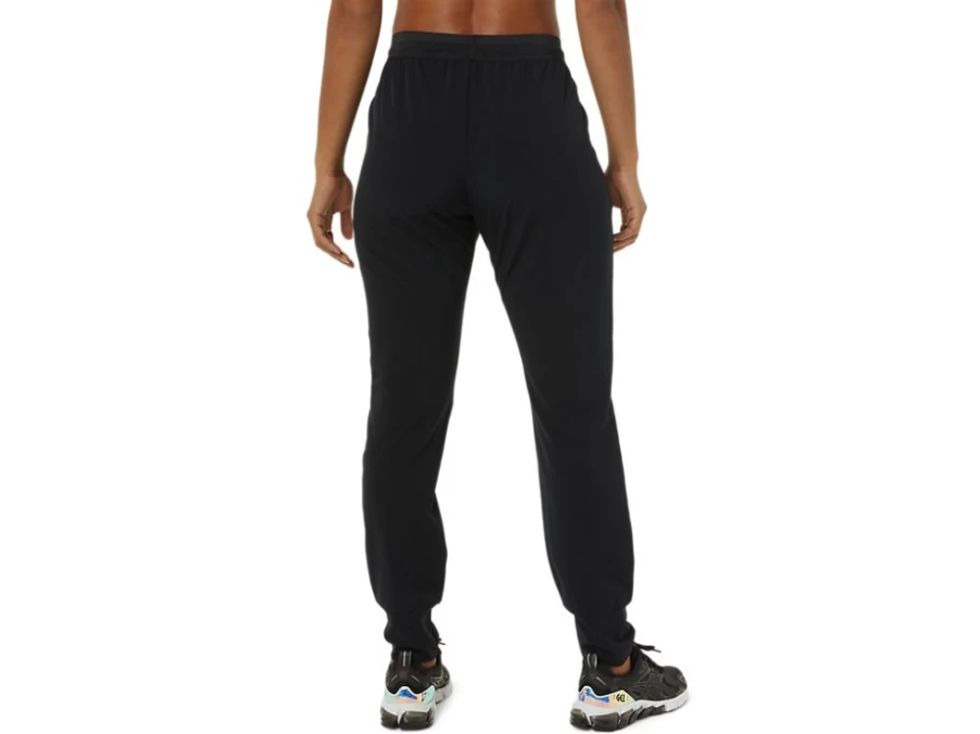 ASICS Women's Performance Black Stretch Woven Pant for Comfort & Mobility