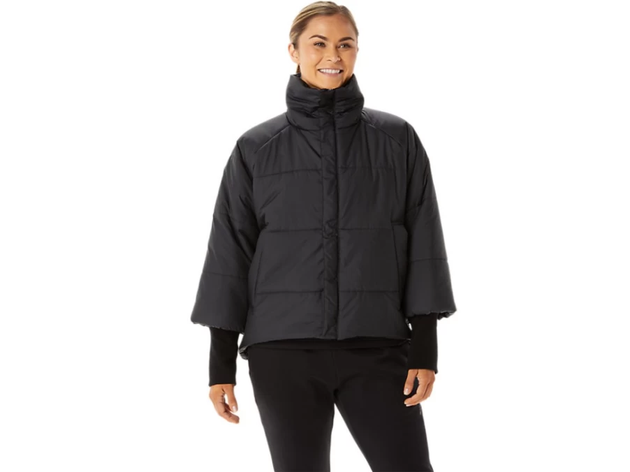 ASICS Women's Performance Black Insulation Jacket for Cold Weather Protection