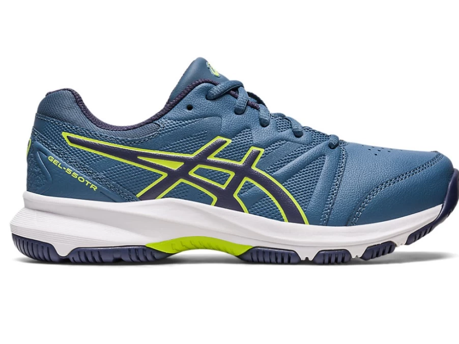 ASICS Kids Gel-550Tr GS Sneakers in Steel Blue/Indigo Fog - Lightweight Running Shoes for Children