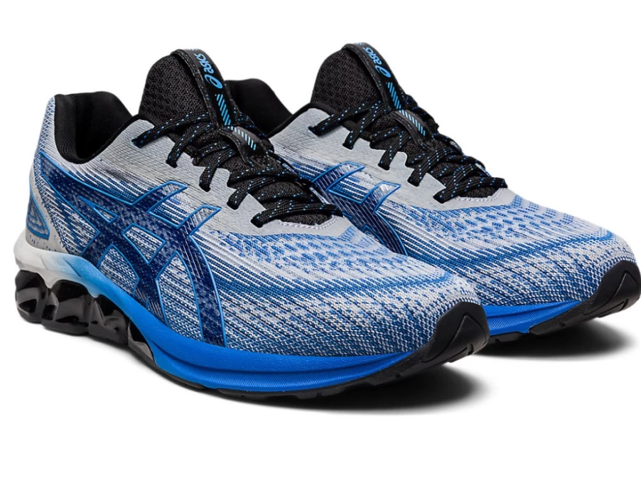 ASICS Men's Gel-Quantum 180 VII Running Shoes - Blue Coast/Glacier Grey