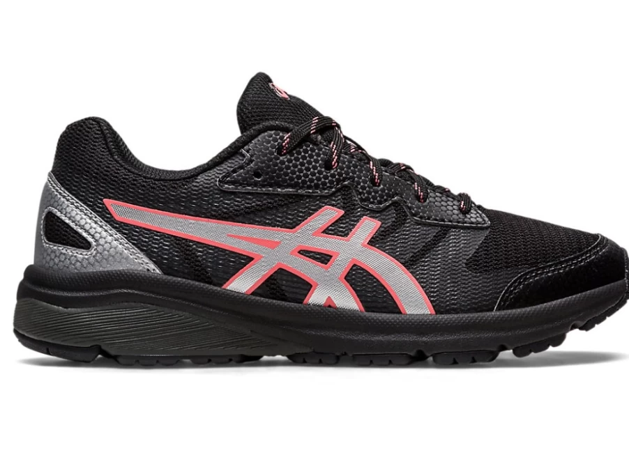 ASICS Kids Gel-Netburner Professional 3 GS Running Shoes - Black/Pure Silver