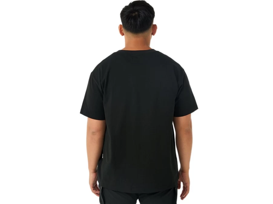 ASICS Men's Basic Tee in Urban Black - Comfortable Casual T-Shirt