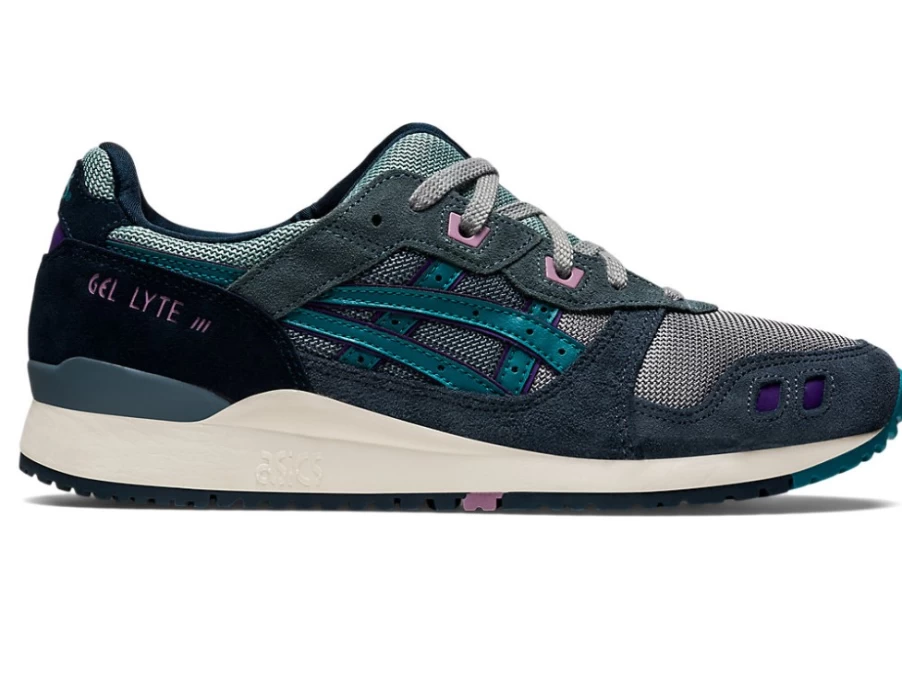 ASICS Gel-Lyte III OG Men's Sneakers in Tarmac/Beryl Green - Retro Running Shoes