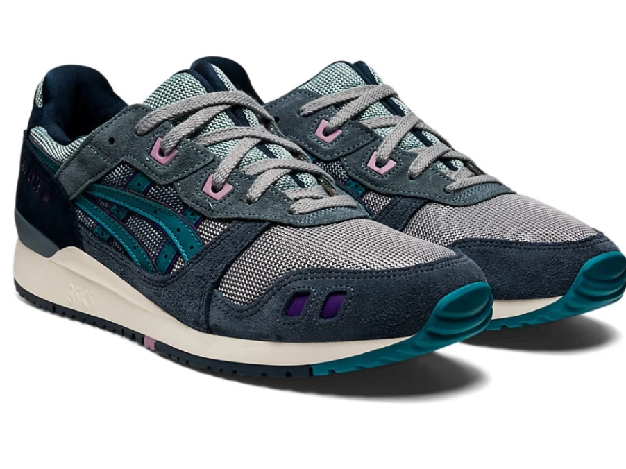 ASICS Gel-Lyte III OG Men's Sneakers in Tarmac/Beryl Green - Retro Running Shoes