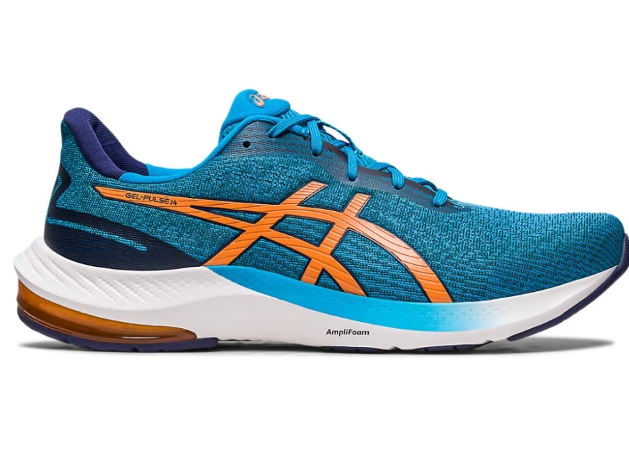 ASICS Gel-Pulse 14 Men's Running Shoes - Island Blue/Sun Peach