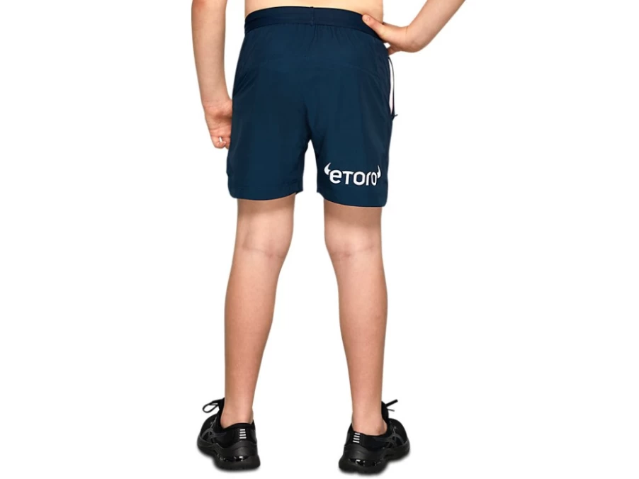 ASICS Kids Wallabies French Blue Gym Shorts for Youth Training & Sports