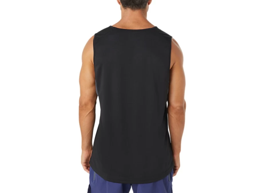 ASICS Men's Performance Singlet - Performance Black Athletic Shirt for Running & Training