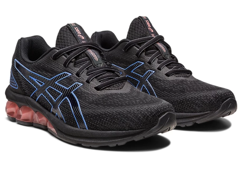 ASICS Women's Gel-Quantum 180 VII Running Shoes - Black/Periwinkle Blue
