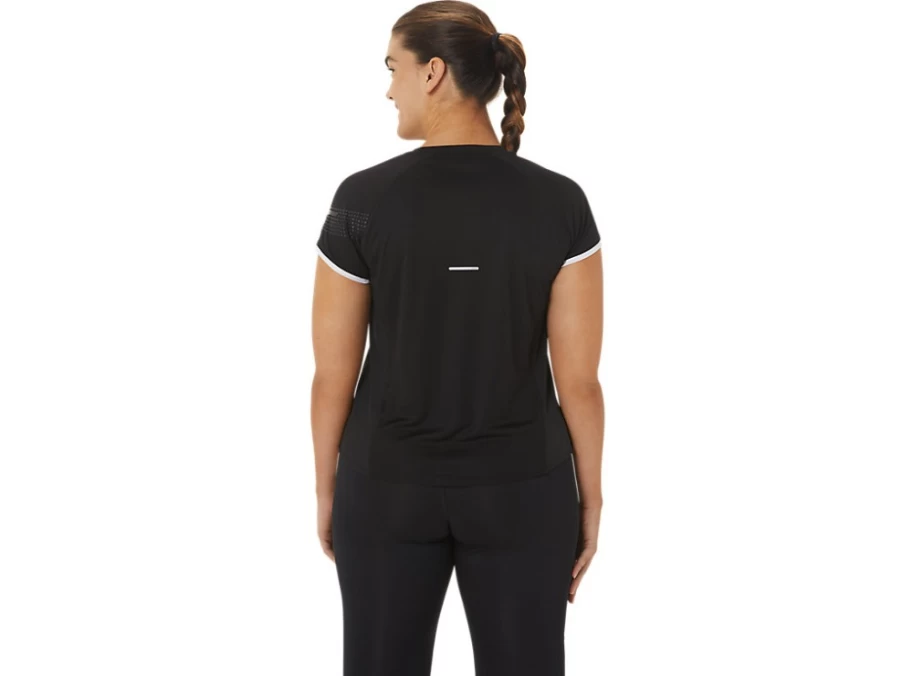ASICS Women's Performance Black Icon Short Sleeve Top