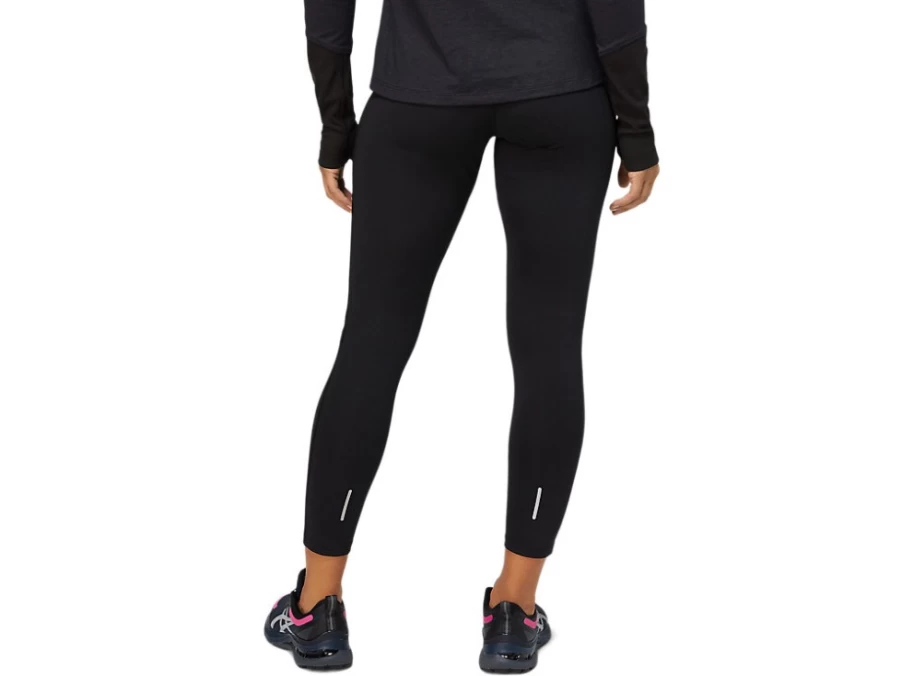 ASICS Women's Lite-Show Tight in Performance Black for Enhanced Visibility