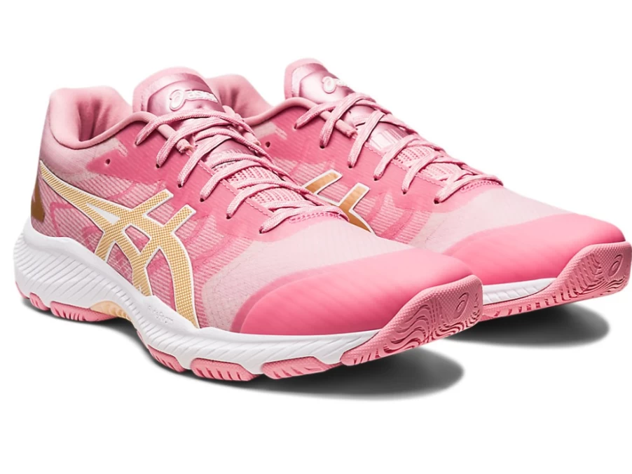 ASICS Women's Netburner Professional FF 3 Tennis Shoes in Fruit Punch/Champagne