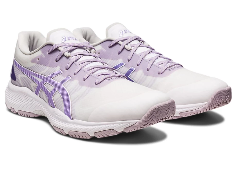 ASICS Women's Netburner Professional FF 3 Volleyball Shoes in White/Digital Violet