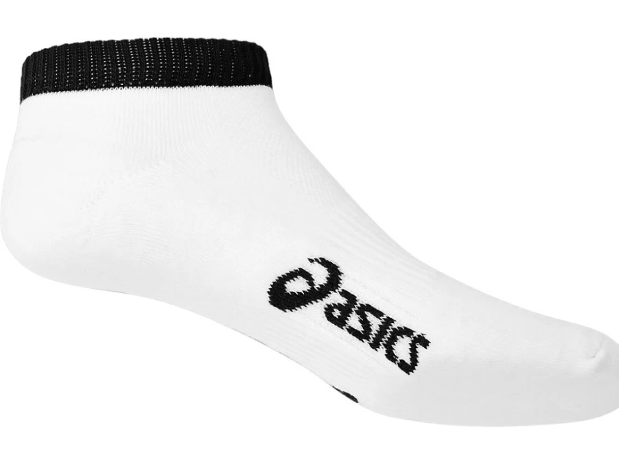 ASICS Men's Pace Low Sock - Brilliant White/Performance Black Athletic Socks