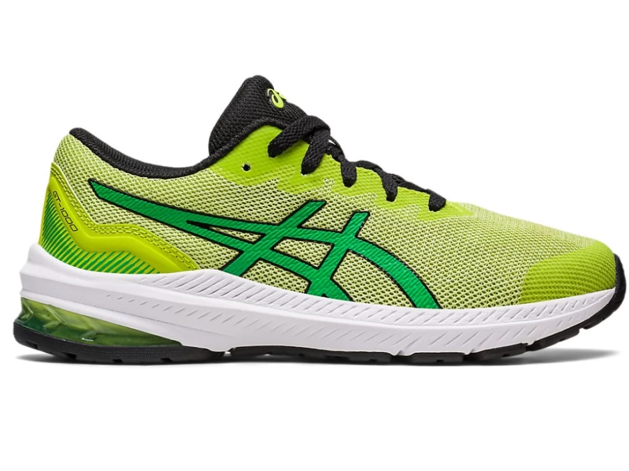 ASICS GT-1000 11 GS Kids Running Shoes in Lime Zest/Cilantro