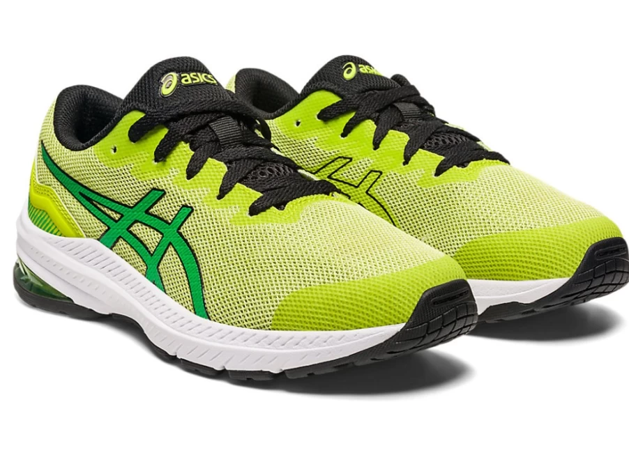 ASICS GT-1000 11 GS Kids Running Shoes in Lime Zest/Cilantro
