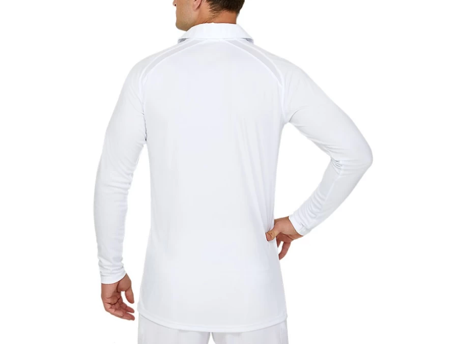 ASICS Men's Brilliant White Long Sleeved Playing Shirt