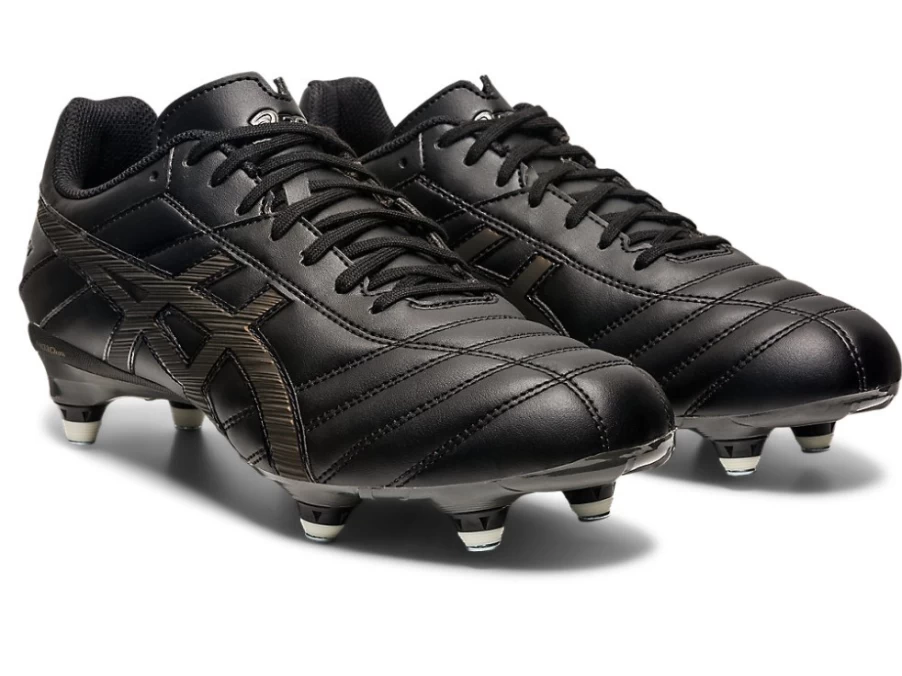 ASICS Men's Lethal Speed ST 2 Football Cleats - Black/Gunmetal for Enhanced Performance