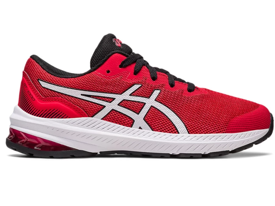 ASICS GT-1000 11 GS Kids' Running Shoes - Electric Red/White