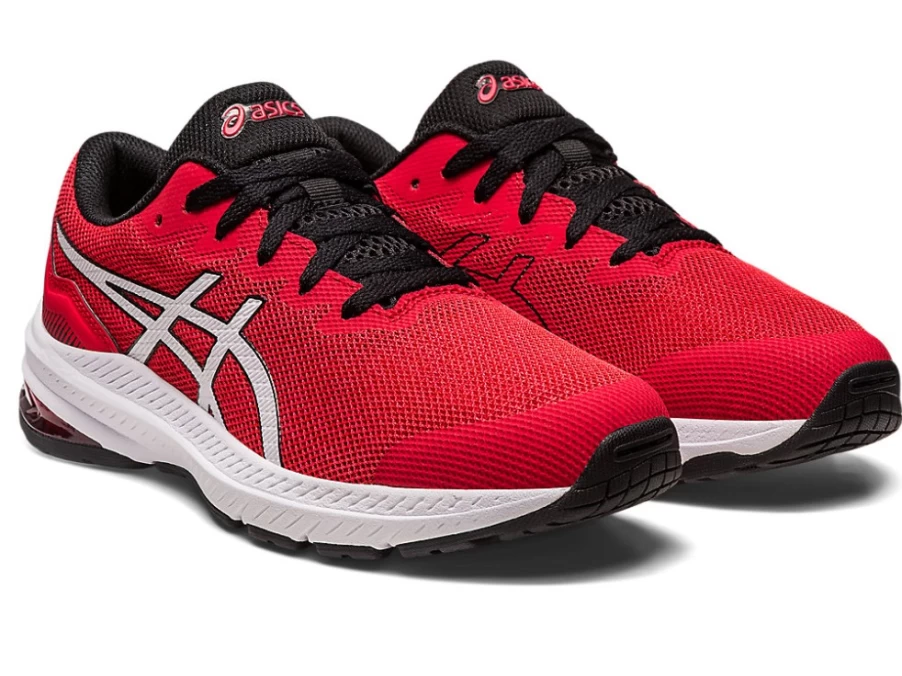 ASICS GT-1000 11 GS Kids' Running Shoes - Electric Red/White