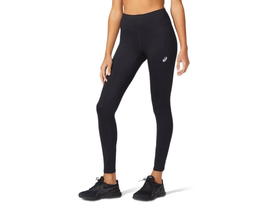 ASICS Women's Performance Black Silver Tight Running Leggings
