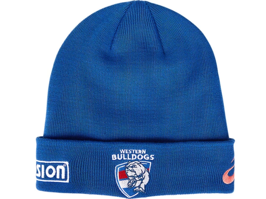 ASICS Mens Electric Blue Western Bulldogs Training Beanie