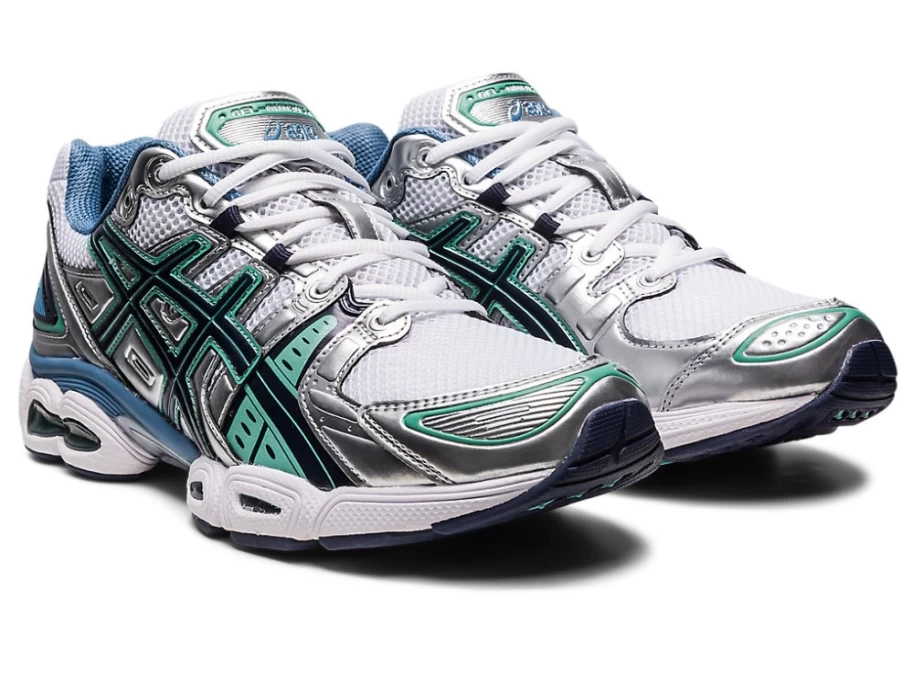 ASICS Gel-Nimbus 9 Men's Running Shoes - White/Pure Silver