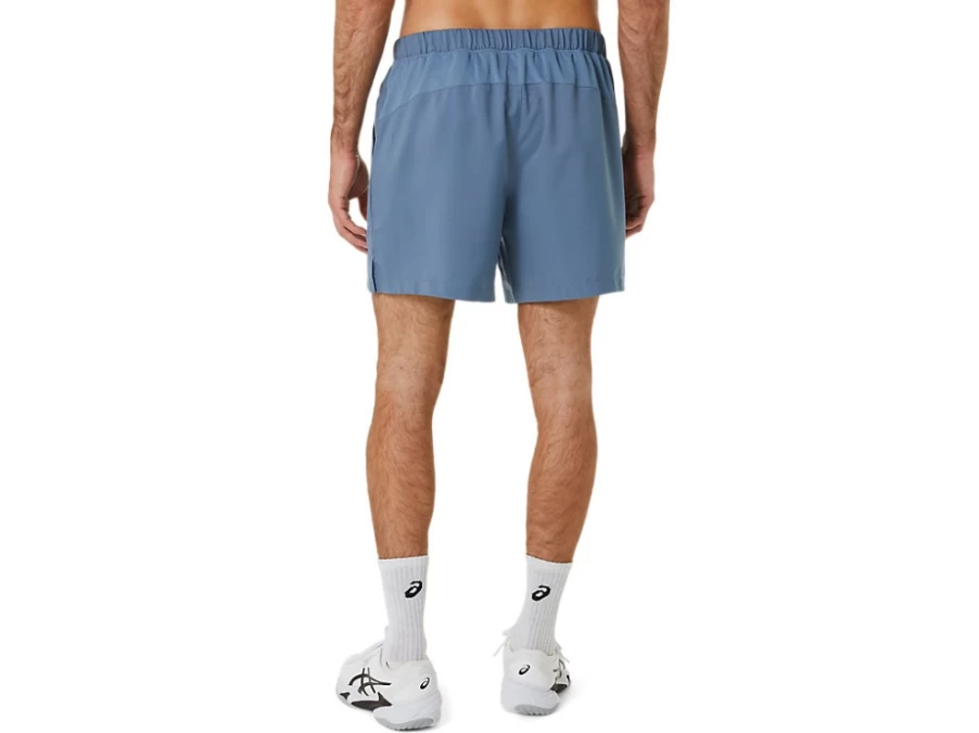 ASICS Men's Steel Blue 7-Inch Court Shorts for Tennis & Training