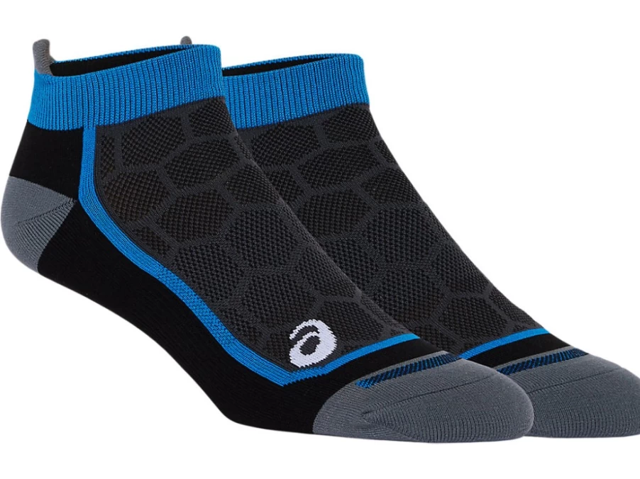 ASICS Men's Road Running Single Tab Socks - Performance Black Athletic Socks