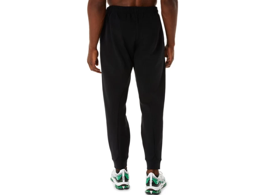 ASICS Men's Performance Black Mobility Knit Pants for Active Wear