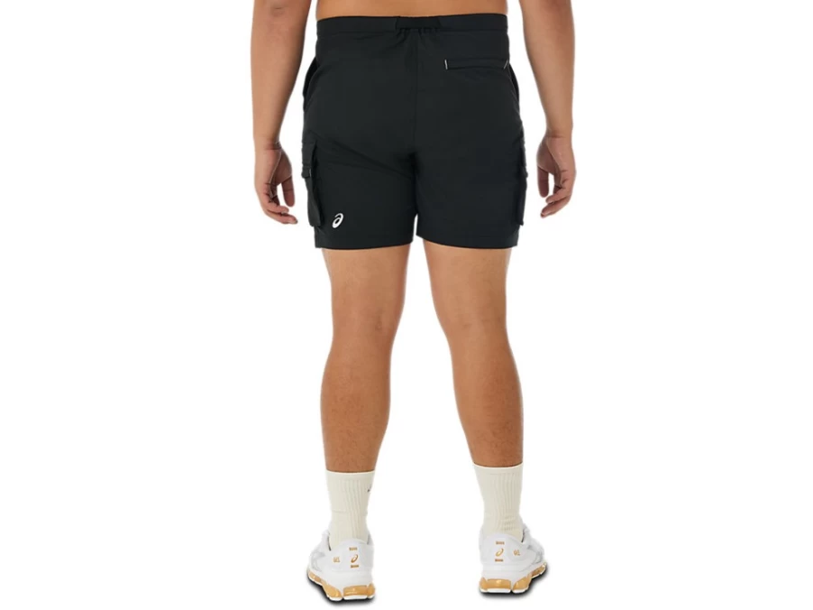 ASICS Mens Urban Black Shorts - Lightweight Running & Training Shorts