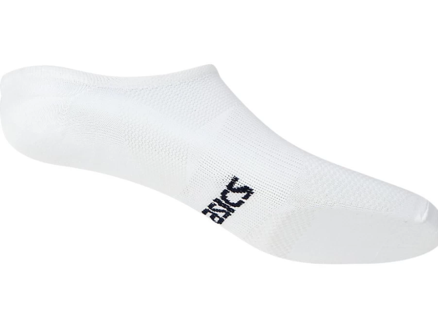 ASICS Men's Pace Invisible Socks - Brilliant White, No-Show Athletic Socks for Running & Training
