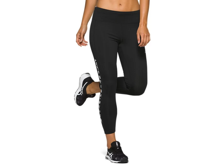 ASICS Women's Katakana Crop Tight in Performance Black - High-Performance Athletic Leggings