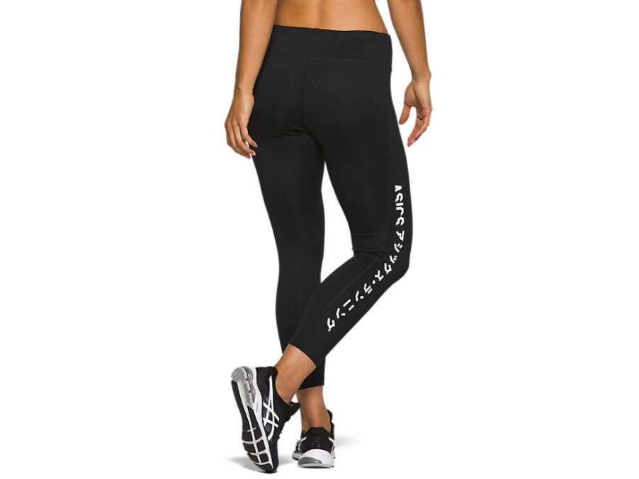 ASICS Women's Katakana Crop Tight in Performance Black - High-Performance Athletic Leggings
