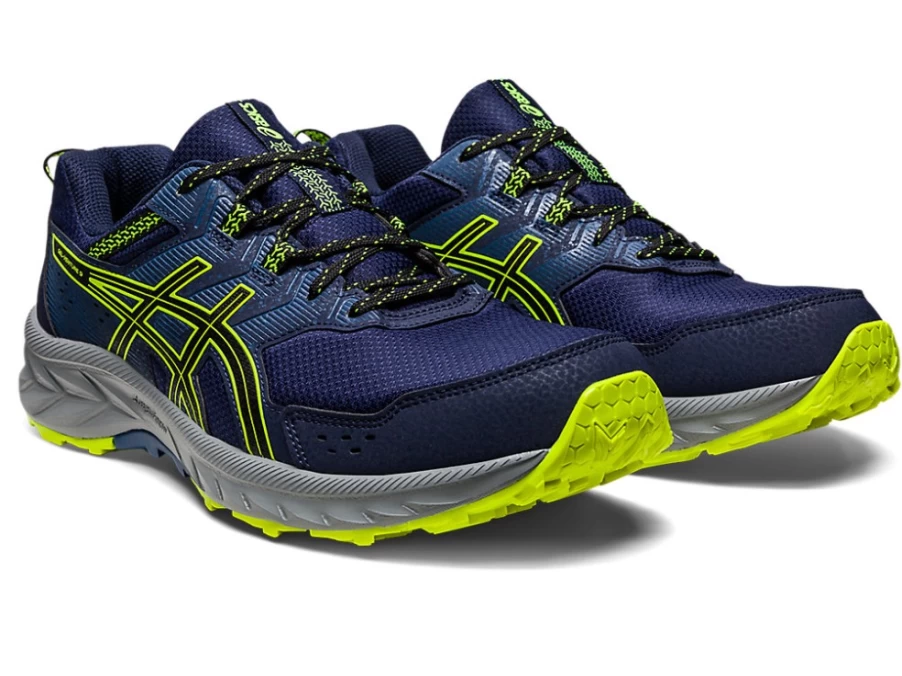 ASICS Men's Gel-Venture 9 Running Shoes in Peacoat/Safety Yellow