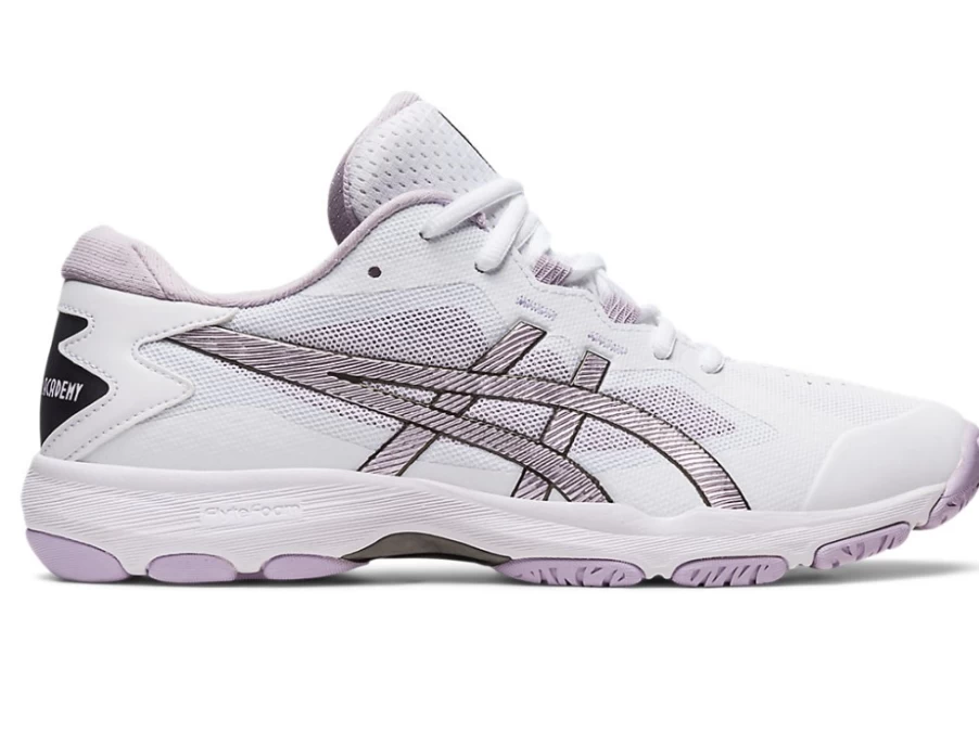 ASICS Gel-Netburner Academy 9 Women's Running Shoes - White/Dusk Violet