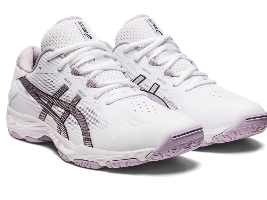 ASICS Gel-Netburner Academy 9 Women's Running Shoes - White/Dusk Violet