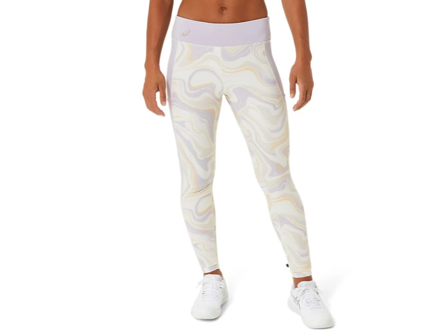 ASICS Women's Dusk Violet Graphic Tight - High-Performance Workout Leggings