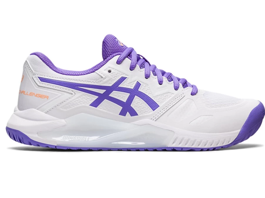 ASICS Women's Gel-Challenger 13 Hardcourt Tennis Shoes - White/Amethyst