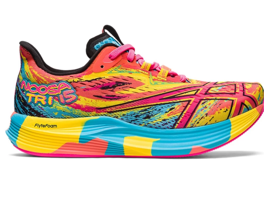 ASICS Women's Noosa Tri 15 Running Shoes - Aquarium/Vibrant Yellow Colour Injection