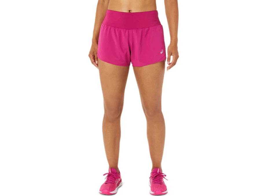 ASICS Women's Road Running Shoes 3.5 Inch Fuchsia Red Short