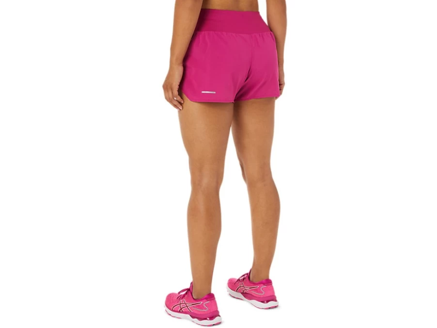 ASICS Women's Road Running Shoes 3.5 Inch Fuchsia Red Short