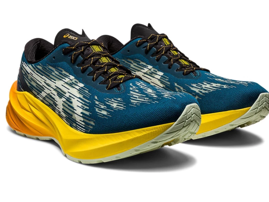 ASICS Novablast 3 TR Men's Running Shoes - Nature Bathing/Golden Yellow
