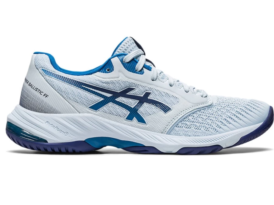 ASICS Women's Netburner Ballistic FF 3 Volleyball Shoes in Sky/Indigo Blue