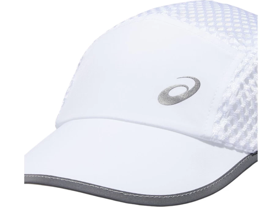 ASICS Men's Mesh Cap in Brilliant White - Breathable Sporty Baseball Hat