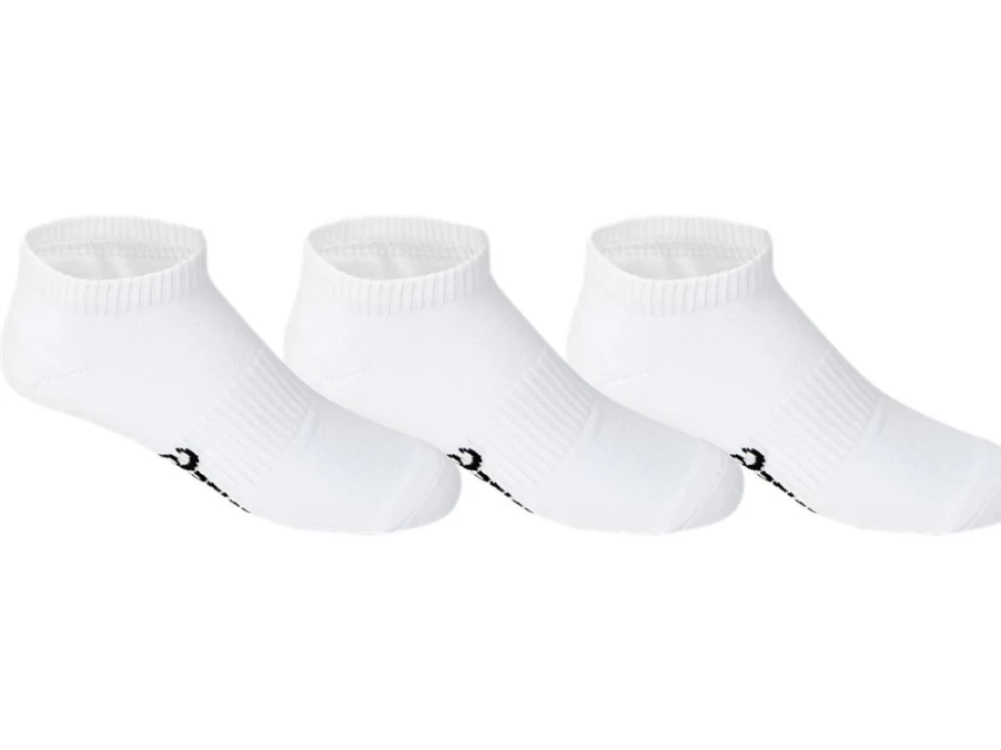 ASICS Men's Pace Low Sock 3-Pack - Brilliant White Athletic Running Socks