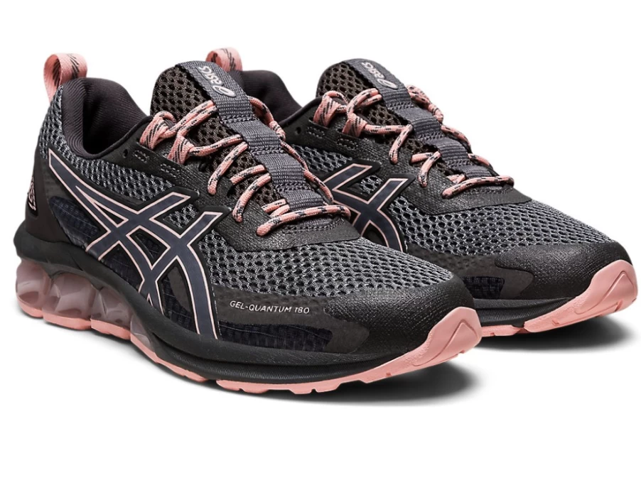 ASICS Women's Gel-Quantum 180 VII Running Shoes in Metropolis/Frosted Rose