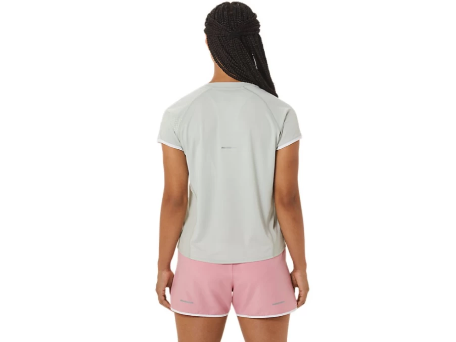 ASICS Women's Light Sage Icon Short Sleeve Top