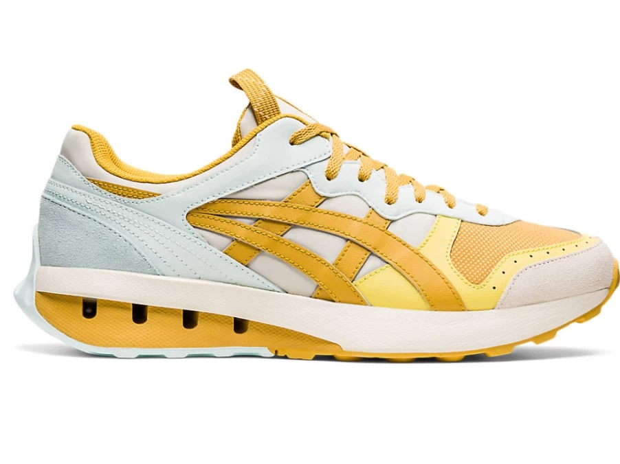 ASICS Men's Un1-S Jogger X81 Running Shoes in Bright Gold/Cream
