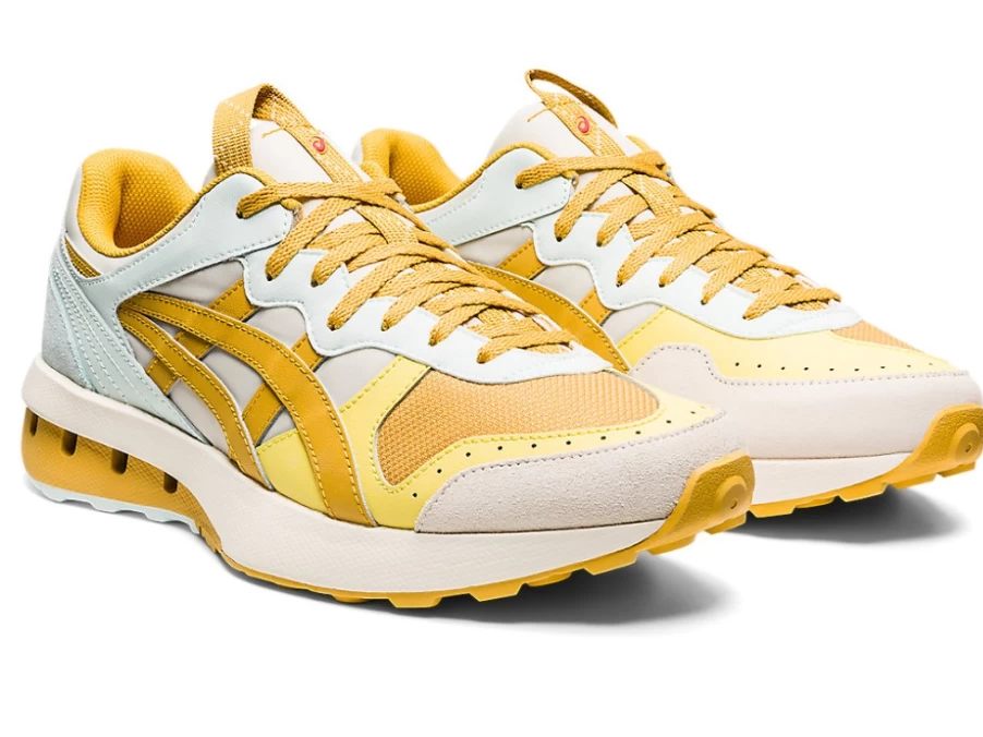 ASICS Men's Un1-S Jogger X81 Running Shoes in Bright Gold/Cream